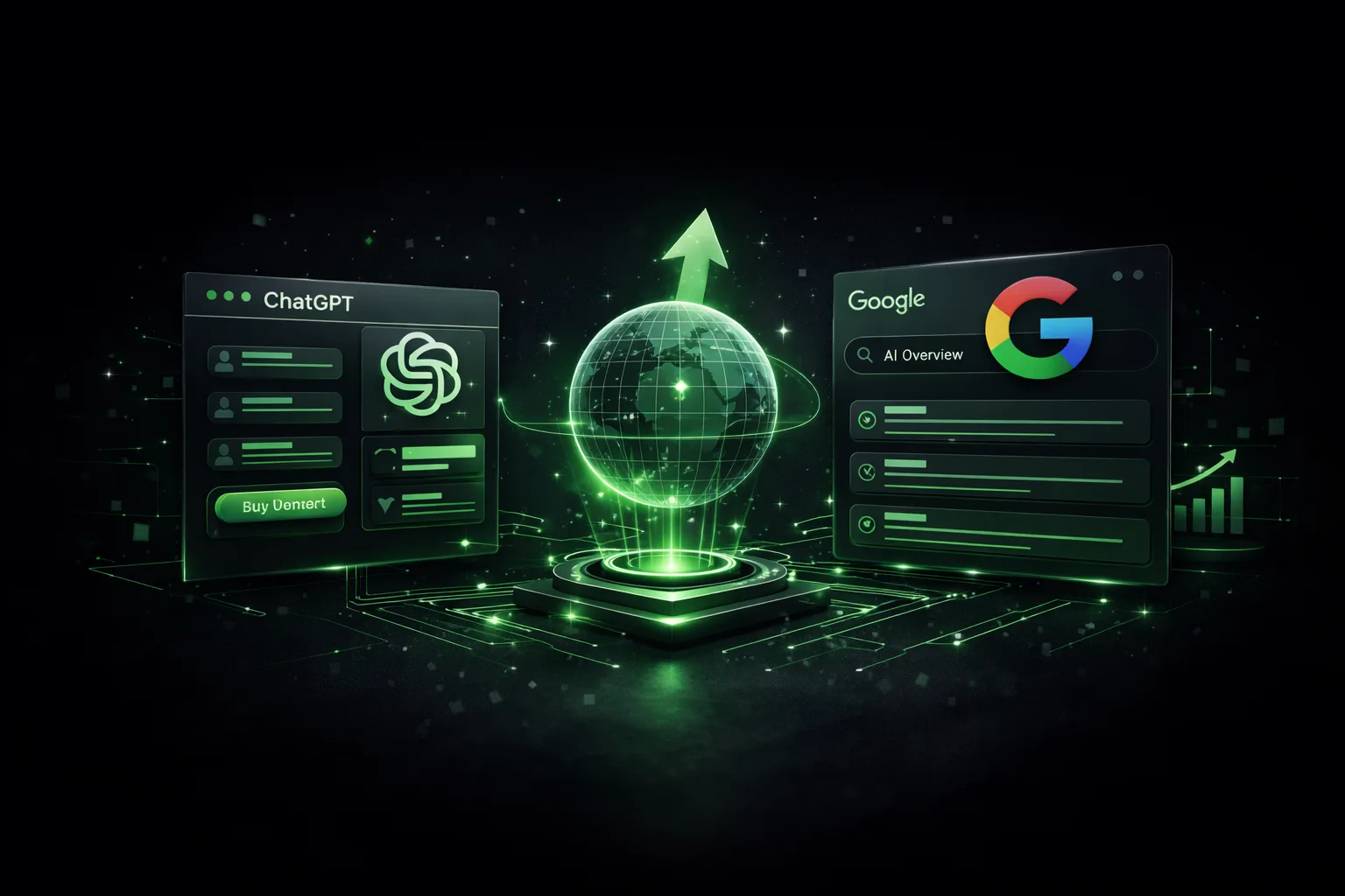 Cum să apari în ChatGPT și Google AI Overviews (GEO) | Nesco Digital